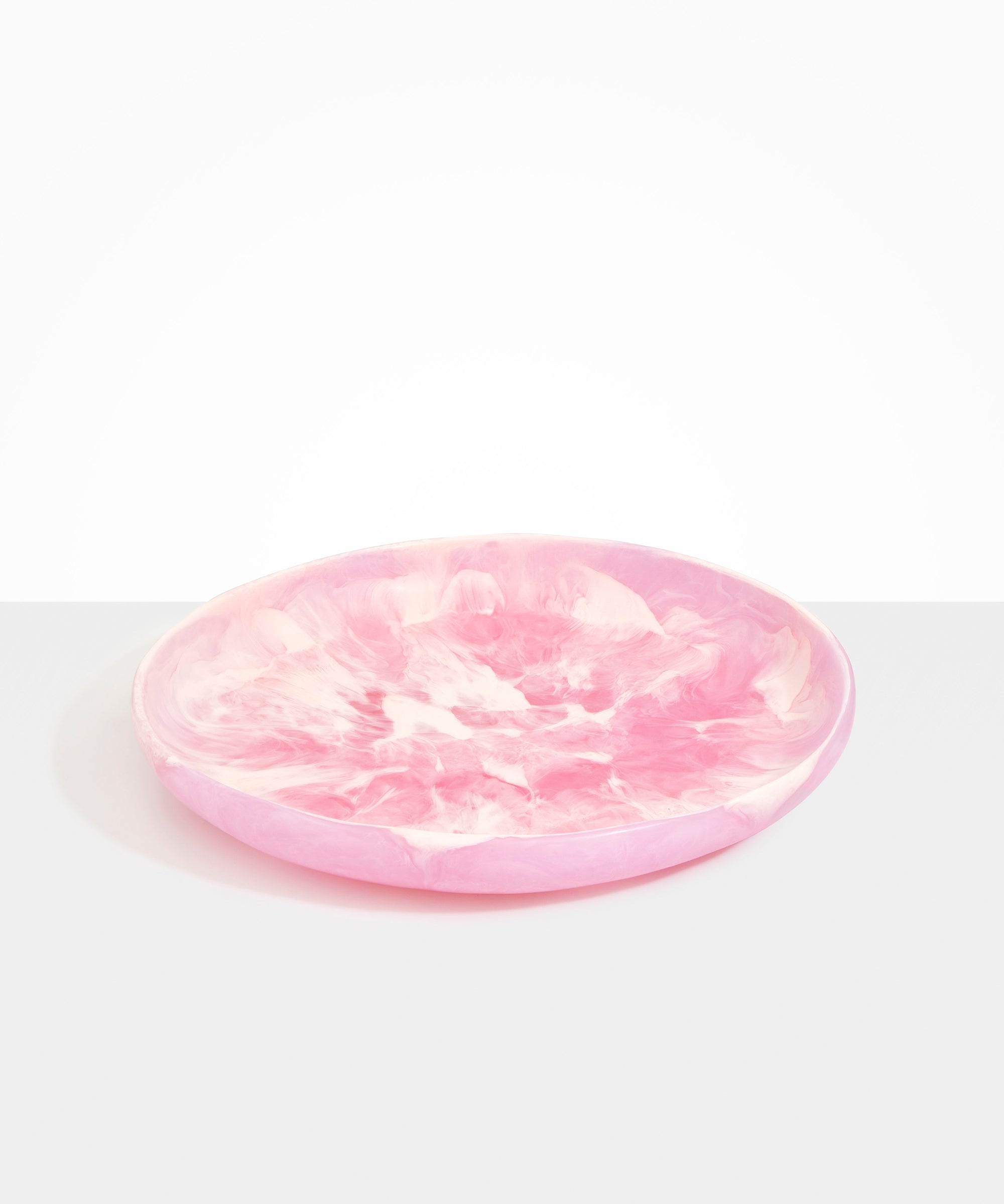 Dinosaur Designs Grand Earth Bowl in Shell Pink color resin