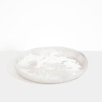 Dinosaur Designs Grand Earth Bowl in Snow Swirl color resin