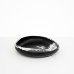 Dinosaur Designs Large Earth Bowl in Black Marble color resin