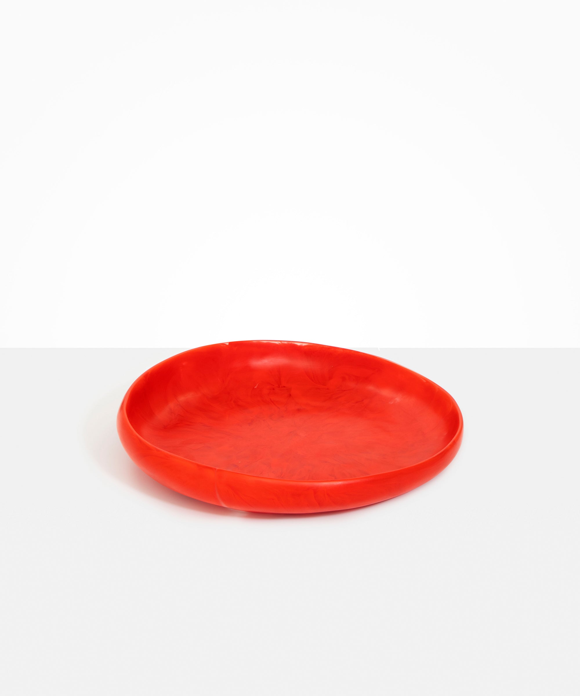 Dinosaur Designs Large Earth Bowl in Poppy color resin