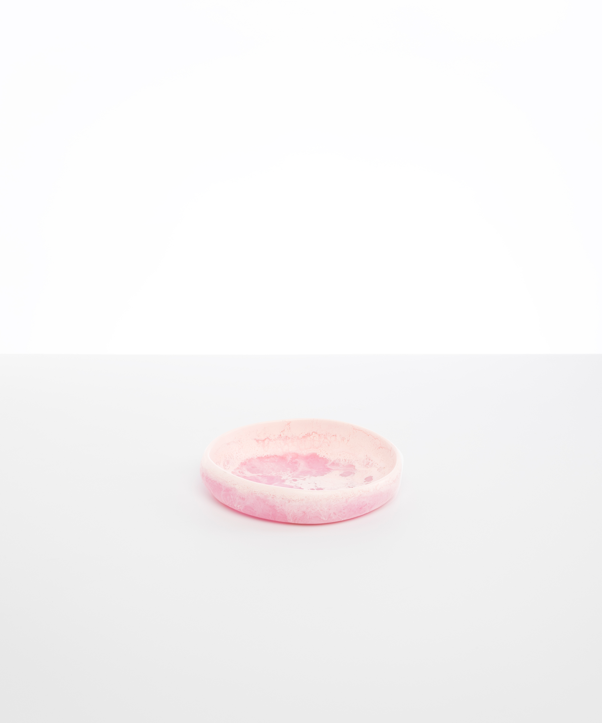 Dinosaur Designs Small Earth Bowl in Shell Pink color resin