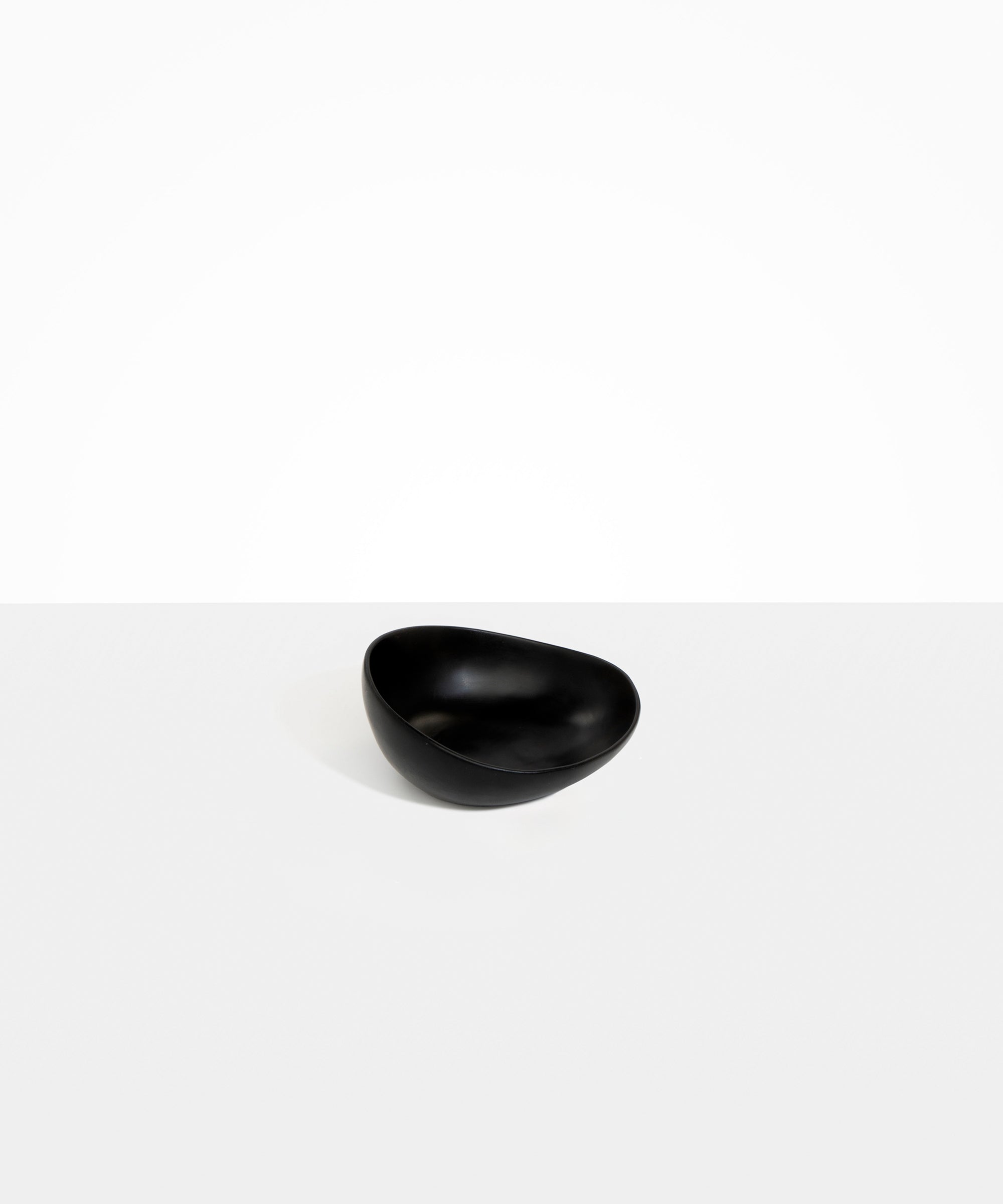 Dinosaur Designs Flow Dessert Bowl in Black color resin