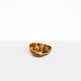 Dinosaur Designs Flow Dessert Bowl in Light Horn color resin