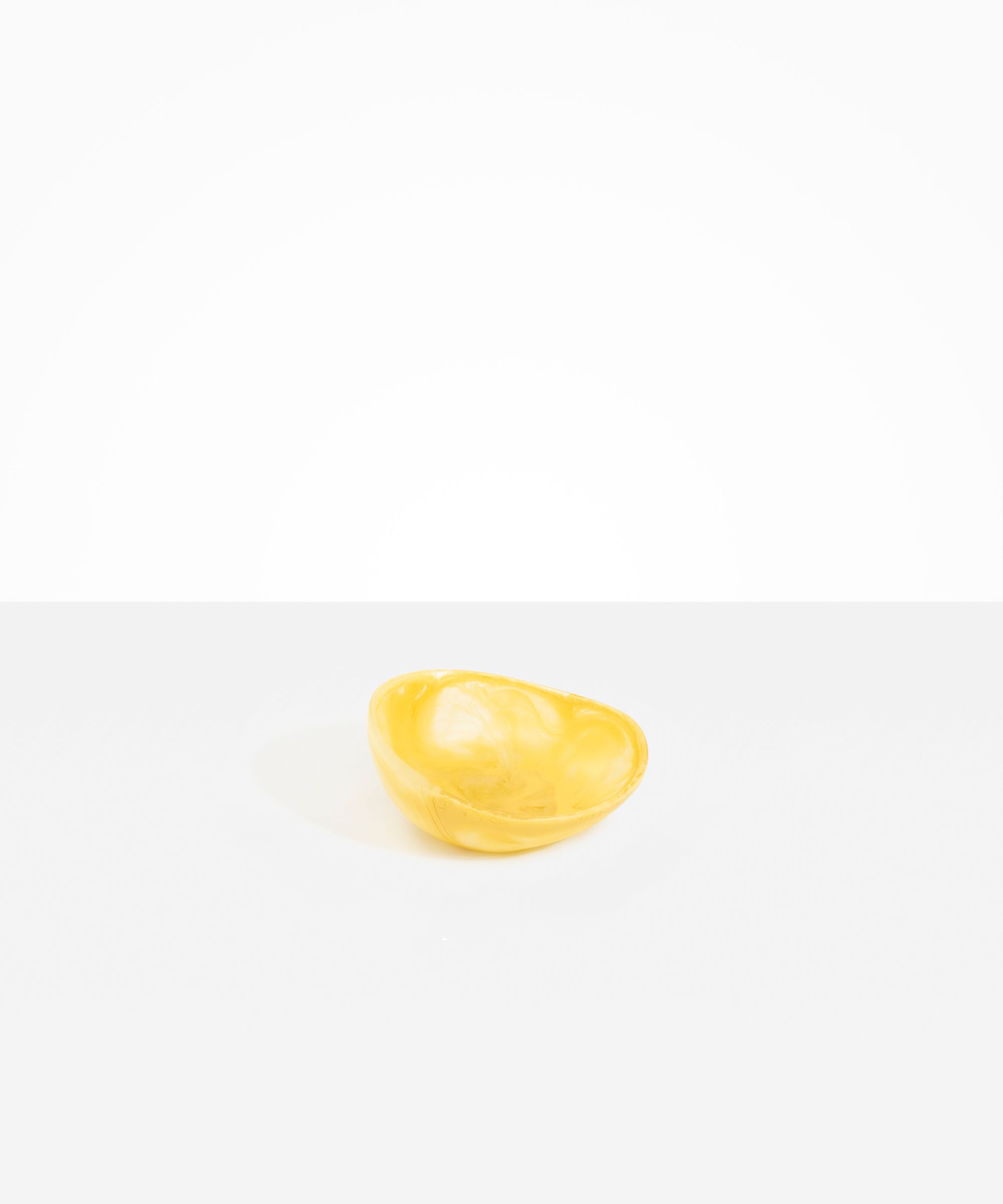 Dinosaur Designs Flow Dessert Bowl in Pollen color resin