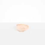 Dinosaur Designs Flow Dessert Bowl in Rose Swirl color resin