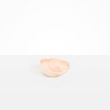 Dinosaur Designs Flow Dessert Bowl in Rose Swirl color resin