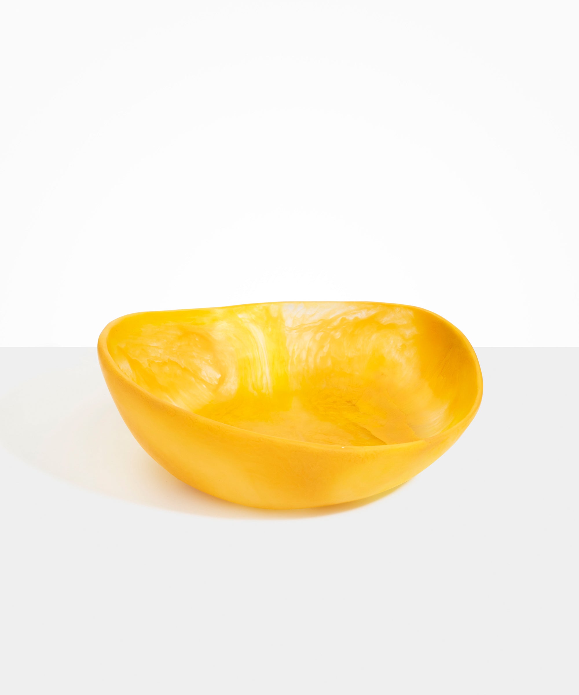 Dinosaur Designs Large Flow Bowl in Honeycomb color resin
