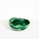 Dinosaur Designs Flow Salad Bowl in Grass color resin