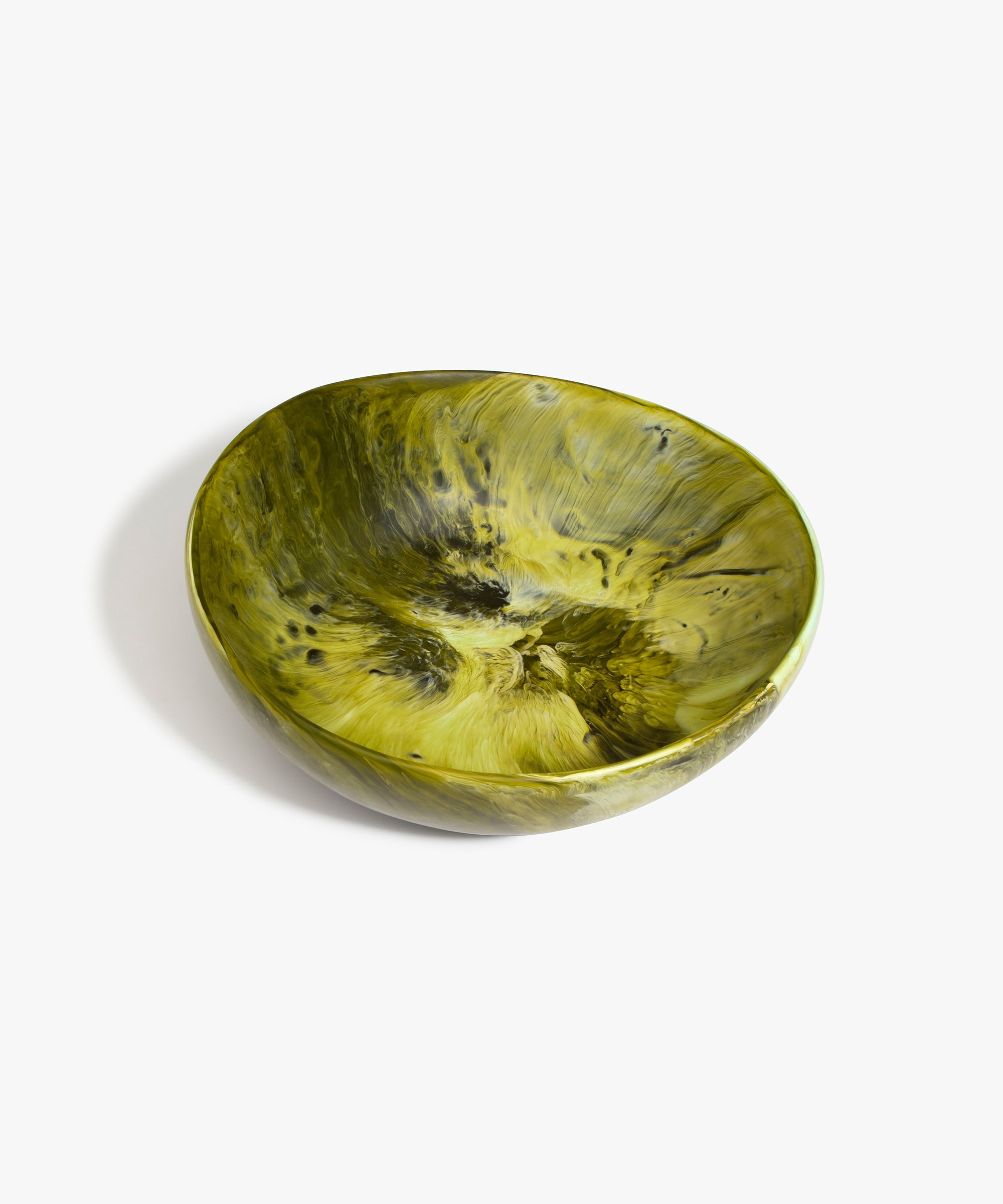 Dinosaur Designs BWLFLOSAL flow salad bowl MALACHITE