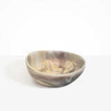 Dinosaur Designs Flow Salad Bowl in Sandy Pearl color resin