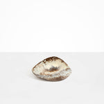 Dinosaur Designs Small Leaf Bowl in Cappuccino color resin
