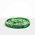 Dinosaur Designs Large Rock Bowl in Moss color resin