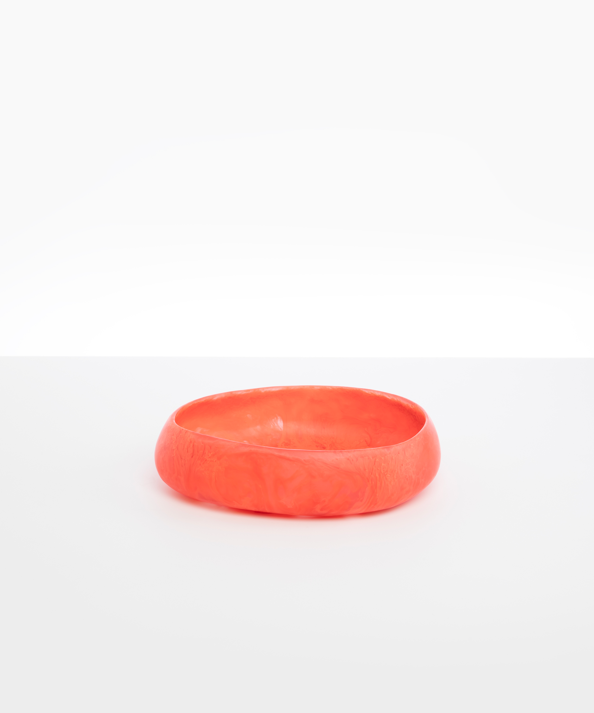 Dinosaur Designs Medium Rock Bowl in Lychee color resin