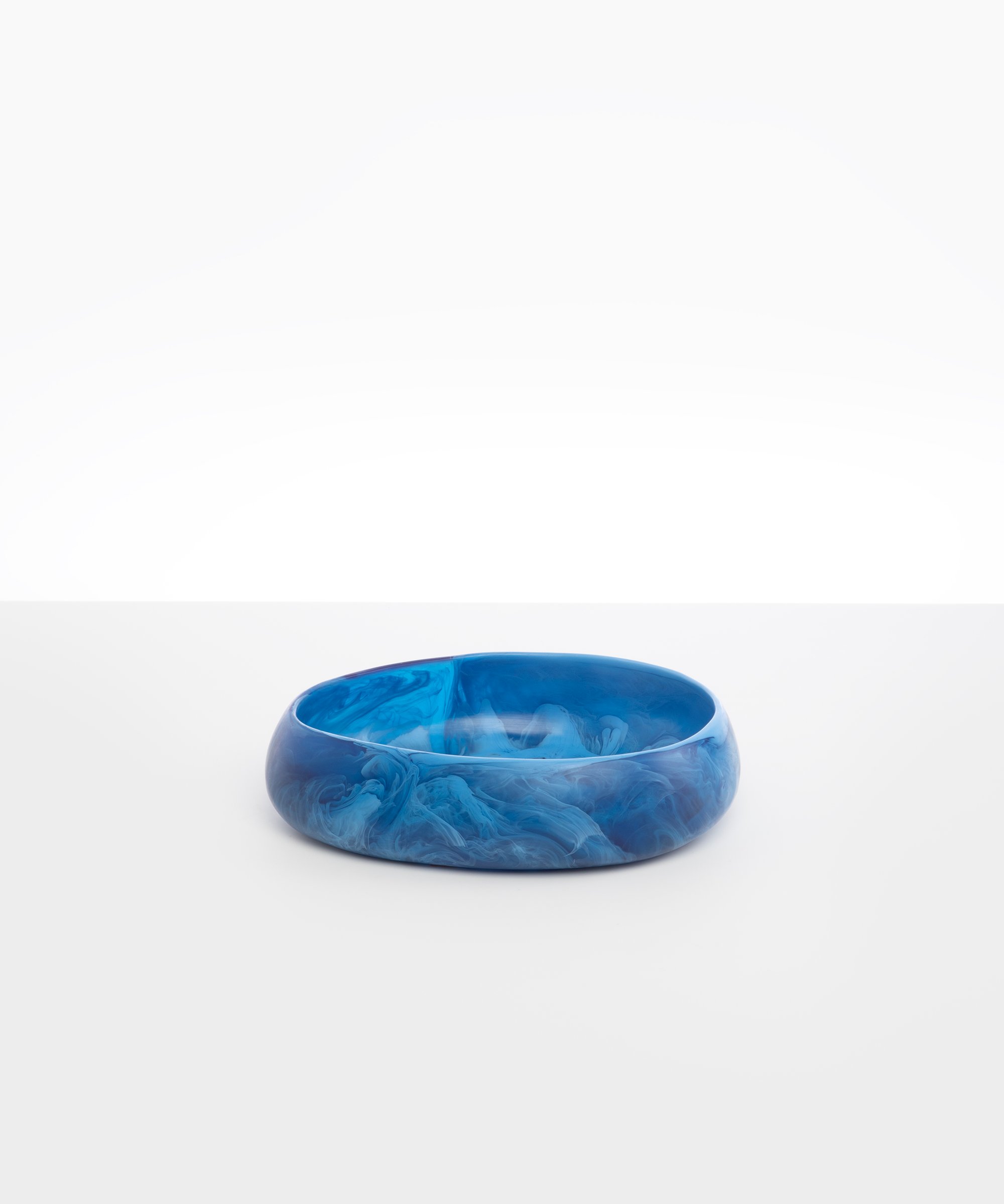 Dinosaur Designs Medium Rock Bowl in Sky color resin