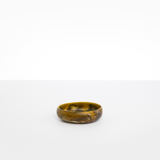 Dinosaur Designs Small Rock Bowl in Malachite color resin