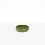 Dinosaur Designs Small Rock Bowl in Olive color resin