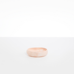 Dinosaur Designs Small Rock Bowl in Rose Swirl color resin
