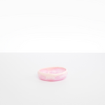 Dinosaur Designs Small Rock Bowl in Shell Pink color resin