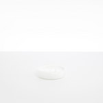 Dinosaur Designs Small Rock Bowl in Snow Swirl color resin