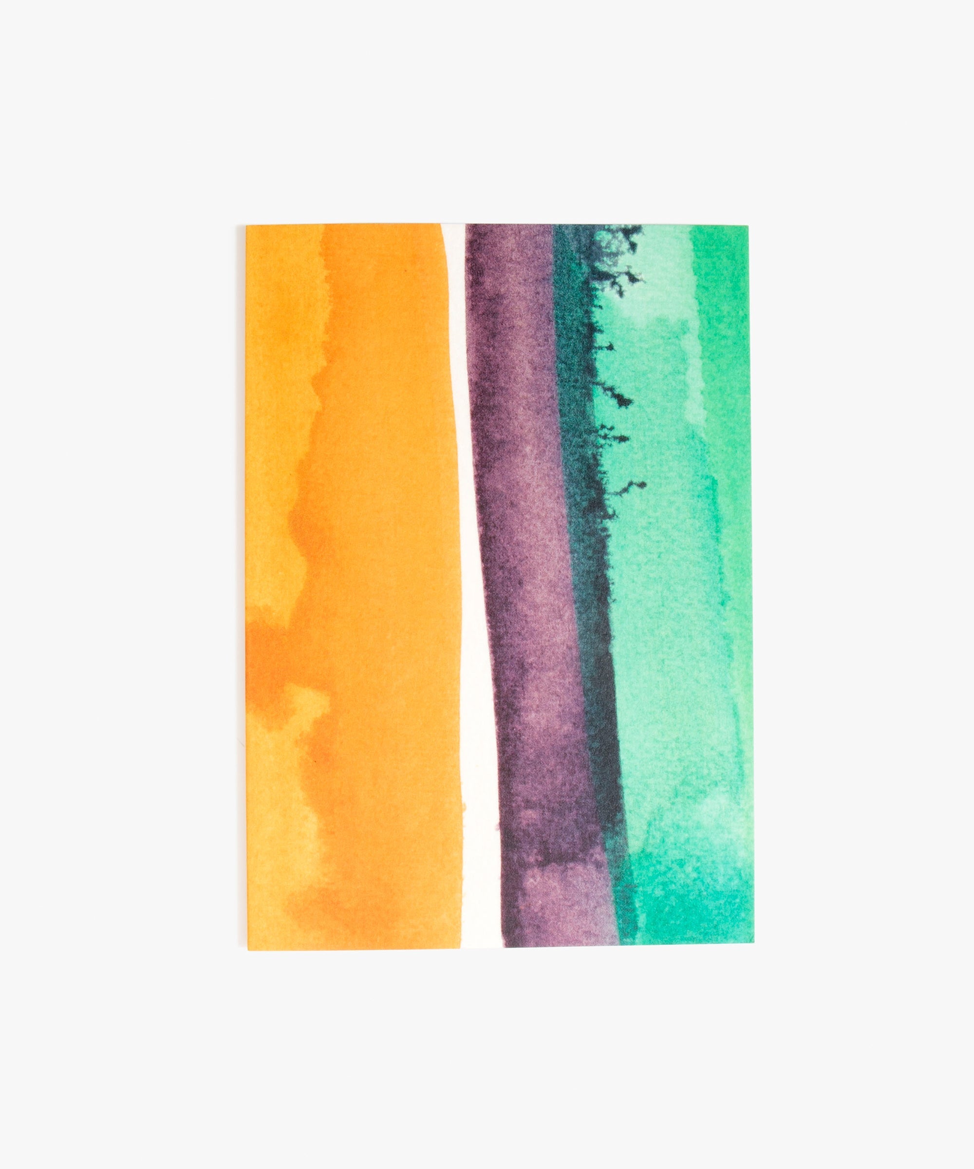 Dinosaur Designs Watercolor 2 Greeting Card in Bright color resin