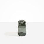 Dinosaur Designs colored Glass Pebble Carafe cup and jug set in transparent black.