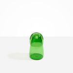 Dinosaur Designs colored Glass Pebble Carafe cup and jug set in transparent green.