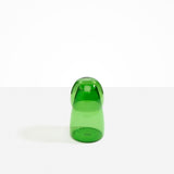 Dinosaur Designs colored Glass Pebble Carafe cup and jug set in transparent green.