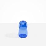Dinosaur Designs colored Glass Pebble Carafe cup and jug set in light blue.