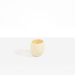 Dinosaur Designs Large Rock Cup in Cream color resin