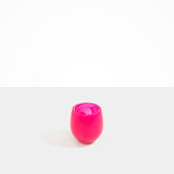 Dinosaur Designs Large Rock Cup in Flamingo color resin