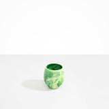 Dinosaur Designs Large Rock Cup in Grass color resin