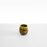 Dinosaur Designs Large Rock Cup in Malachite color resin