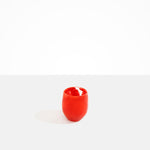 Dinosaur Designs Large Rock Cup in Poppy color resin