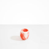 Dinosaur Designs Large Rock Cup in Strawberry color resin