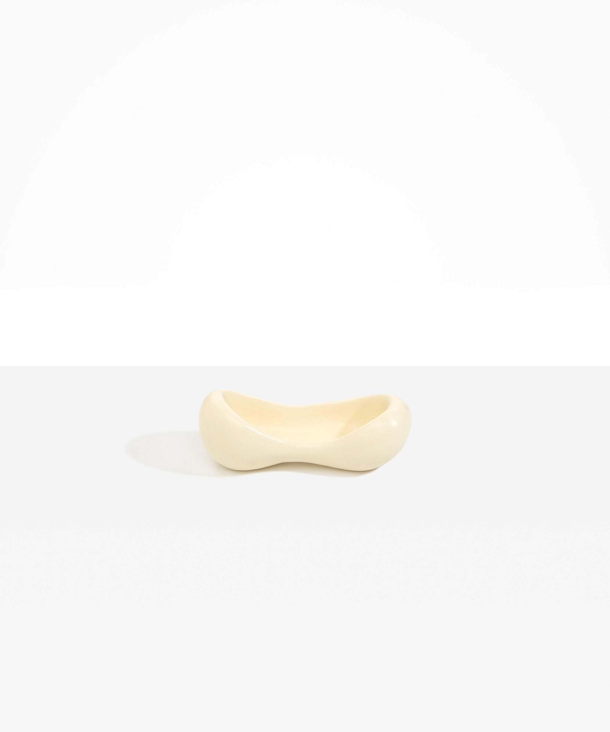 Dinosaur Designs Bones Dish in Cream color resin