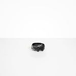 Dinosaur Designs Crown Dish in Black Marble color resin