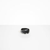 Dinosaur Designs Crown Dish in Black Marble color resin