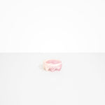 Dinosaur Designs Crown Dish in Shell Pink color resin