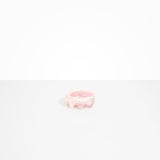Dinosaur Designs Crown Dish in Shell Pink color resin