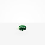 Dinosaur Designs Crown Dish in Moss color resin
