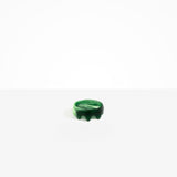 Dinosaur Designs Crown Dish in Moss color resin