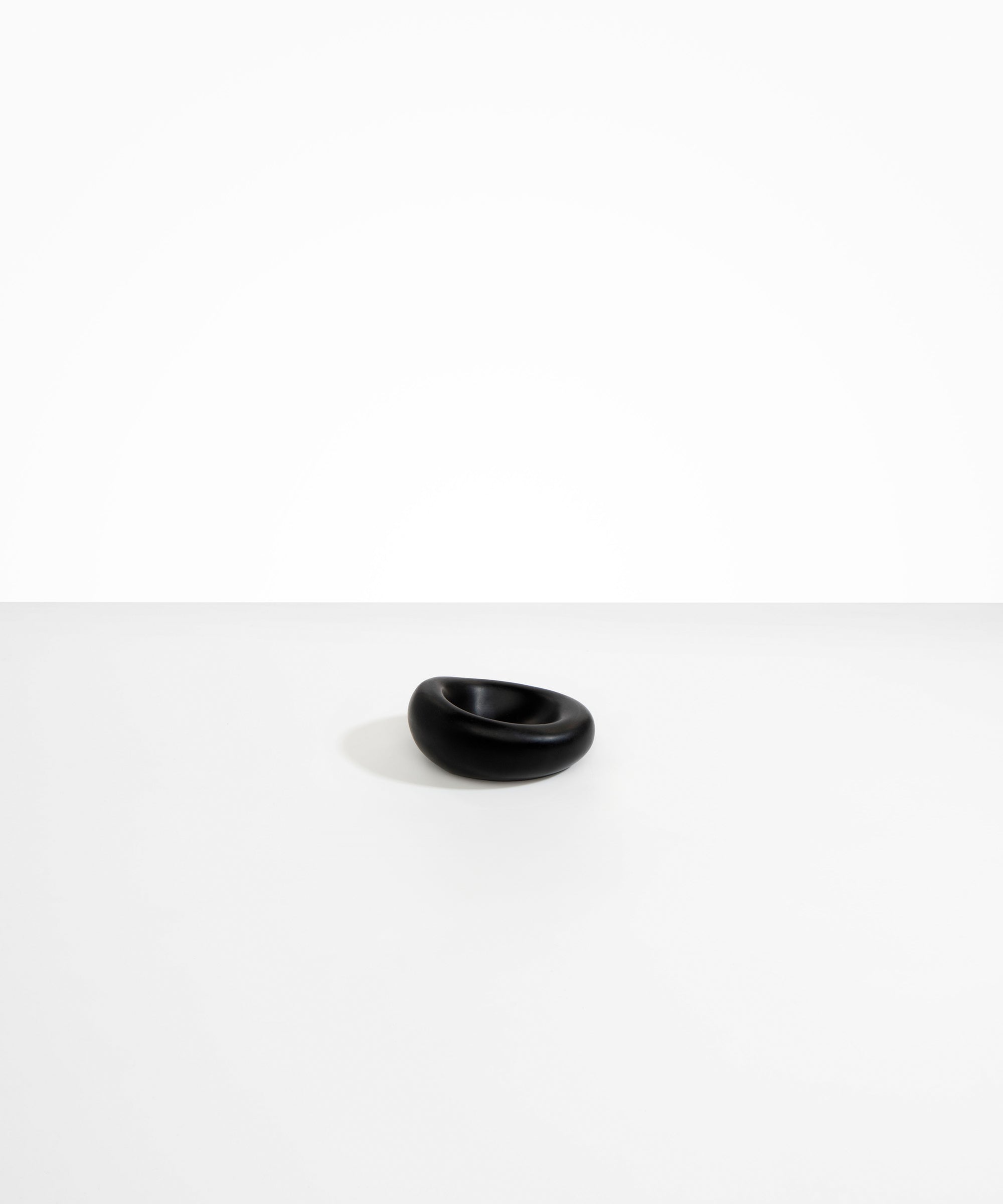 Dinosaur Designs Small Drift Dish in Black color resin