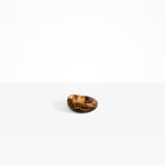 Dinosaur Designs Small Drift Dish in Dark Horn color resin