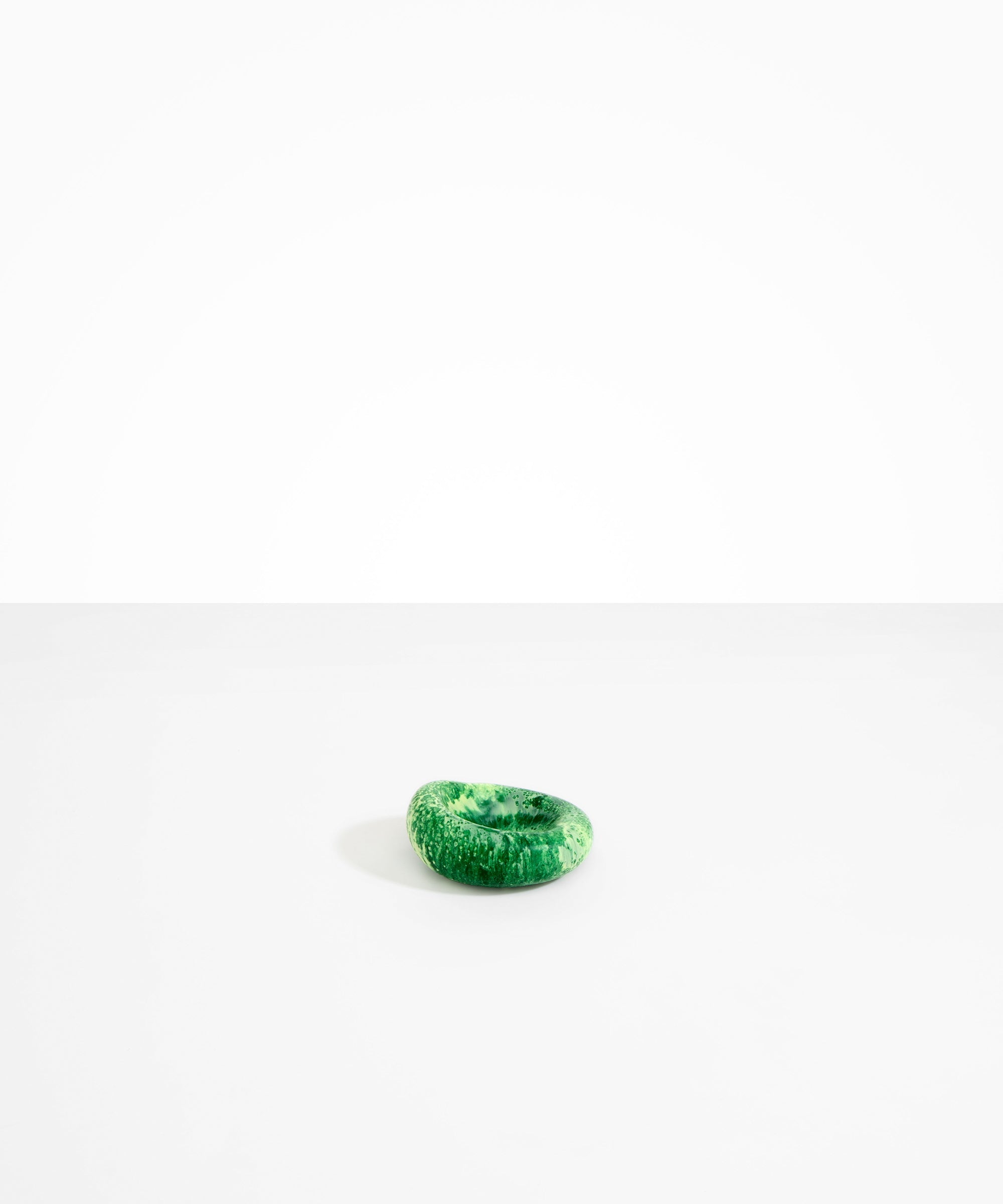Dinosaur Designs Small Drift Dish in Grass color resin