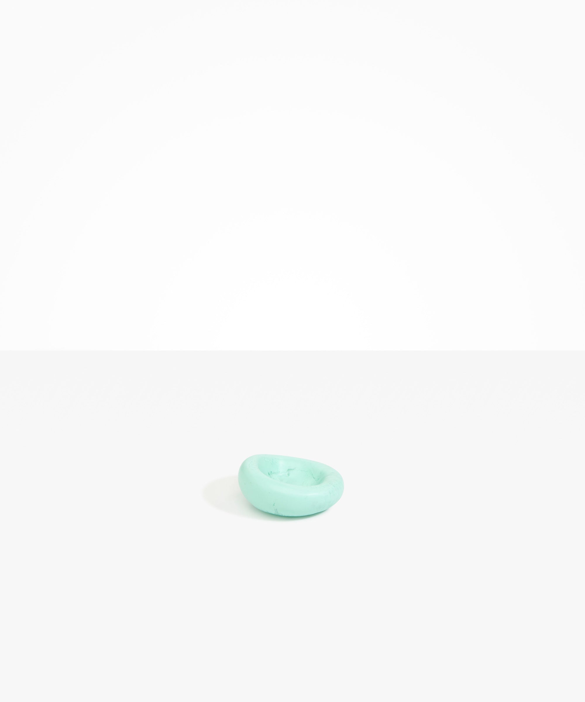 Dinosaur Designs Small Drift Dish in Mint color resin
