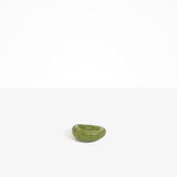 Dinosaur Designs Small Drift Dish in Olive color resin