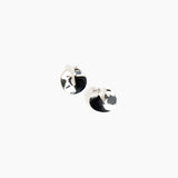 LO Collections Small Infinity Earrings in Silver-Plated Brass Material