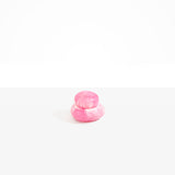 Dinosaur Designs Medium Pebble Jar in Shell Pink color resin