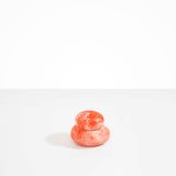 Dinosaur Designs Medium Pebble Jar in Strawberry color resin