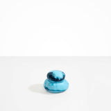 Dinosaur Designs Medium Pebble Jar in Water color resin